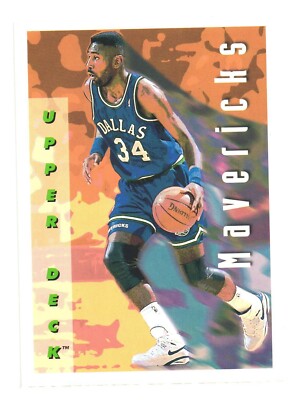 1992-93 Upper Deck NBA Basketball Dallas Mavericks Doug Smith