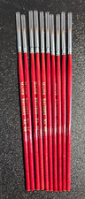  SABLE MODELLNG FINE PAINT  BRUSHES  SIZE 00  MODEL pack of 10- AIRFIX REVELL