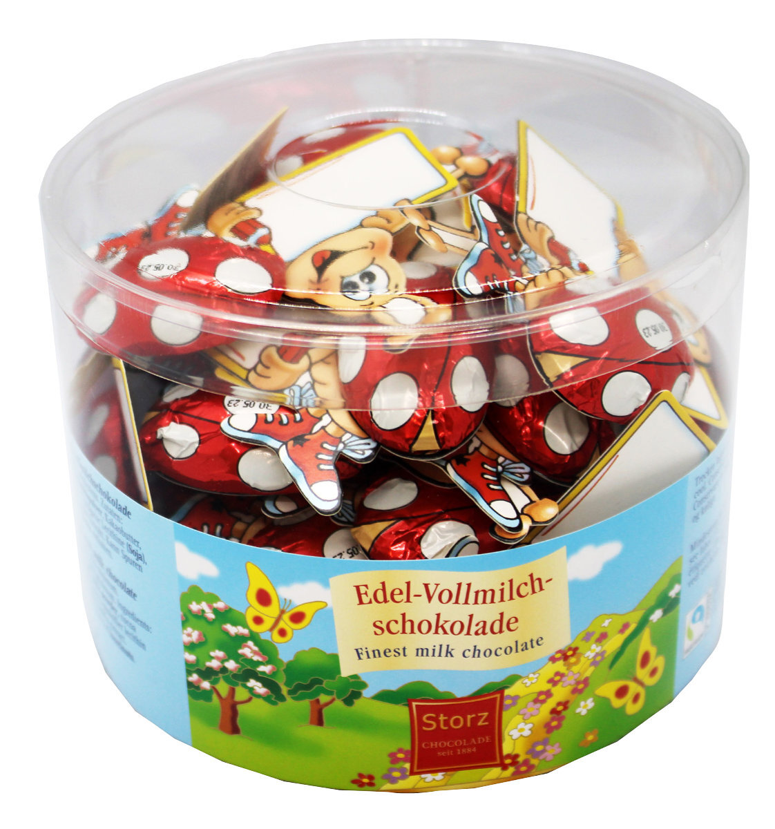 60er SET Käfer mit Namenstafel, lose 6,25 g / Schokolade / Glück