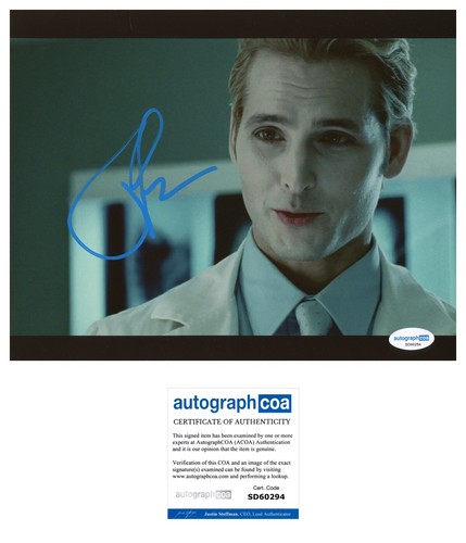 PETER FACINELLI SIGNED TWILIGHT DR. CULLEN 8X10 PHOTO - ACOA COA