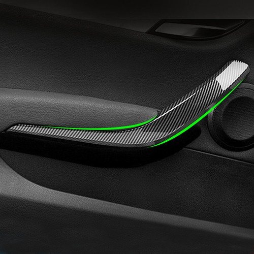 2x Carbon Black Interior door handle Panel Trim Cover for BMW X1 E84 2009-2015 - 第 1/4 張圖片