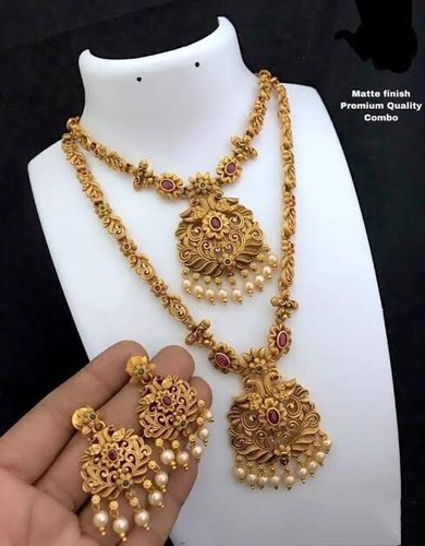 Long Temple Necklace Wedding Jewelry 