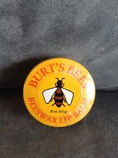 BURT'S BEES BEESWAX LIP BALM .30 OZ JAR - BRAND NEW AND SEALED