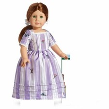 American Girl Doll Felicity Lavender Meet Travel Gown Outfit NEW 