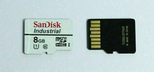 Lotto x6 Micro SD Sandisk Temperature Industrial 8GB classe 10 - 6x stock New - Immagine 3 di 4