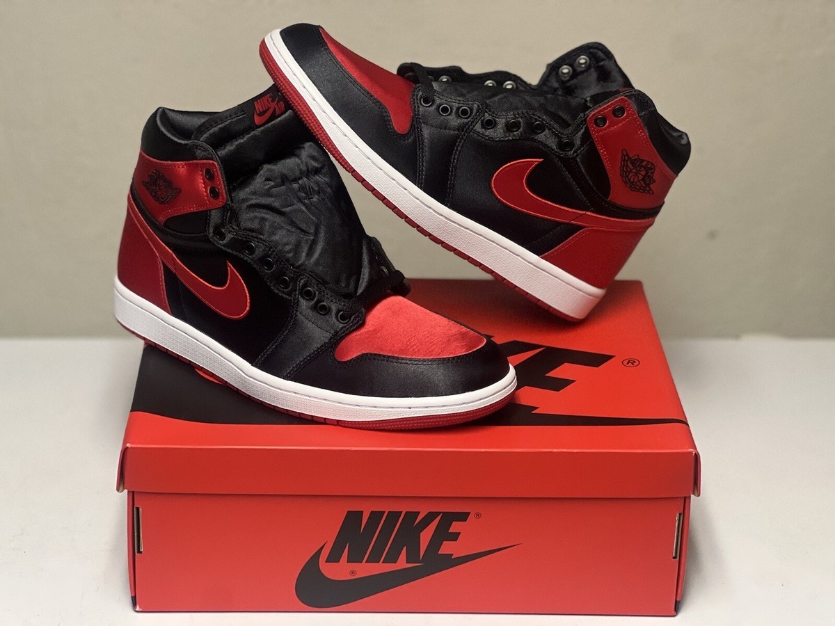 Nike Air Jordan 1 Retro High OG Satin Bred FD4810-061 Size 11