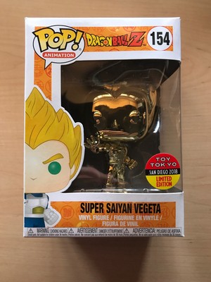 gold chrome vegeta pop