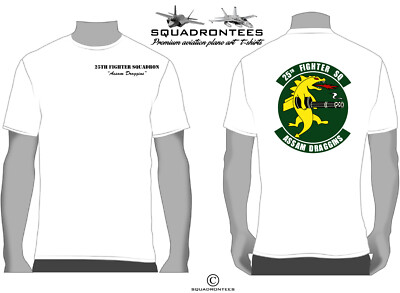 25th Fighter Squadron Logo Back T-Shirt, USAF Licensed Product