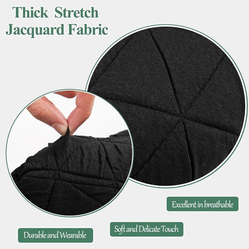 3" Thick Dining Chair Cushions, High Density Foam U Shaped Seat Cushions for - Picture 3 of 5