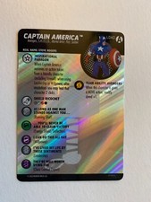 CAPTAIN AMERICA L040 LEGACY CARD Avengers Forever / Hammer of Thor Heroclix