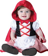 Fun World LIttle Red Riding Hood Baby Costume, X-Small 0-6 Months - 16058