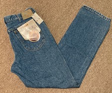 Vintage 80s Mens 34x30 Lee Riders Straight Leg Reg Fit Union Made Denim Jeans