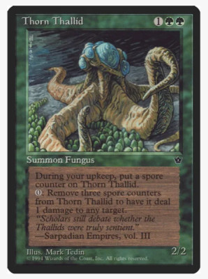 Thorn Thallid (Tedin) Vintage Magic the Gathering (x4) Fallen Empires
