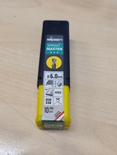 Alpen Sprint Master DIN338RN HSS Straight Shank Twist Drill Bit 6.0mm X 10 (M)