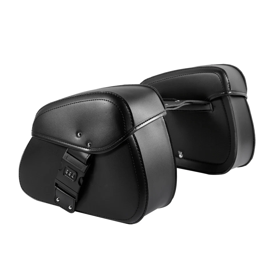 Side Saddle Bags Saddlebag For Kawasaki Vulcan VN 1500 1600 1700 2000 800 900 Foto 4 de 4