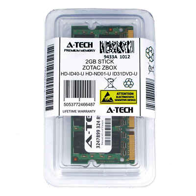 2GB SODIMM ZOTAC ZBOX HD-ID40-U HD-ND01-U ID31DVD-PLUS-U ID31DVD-U Ram Memory