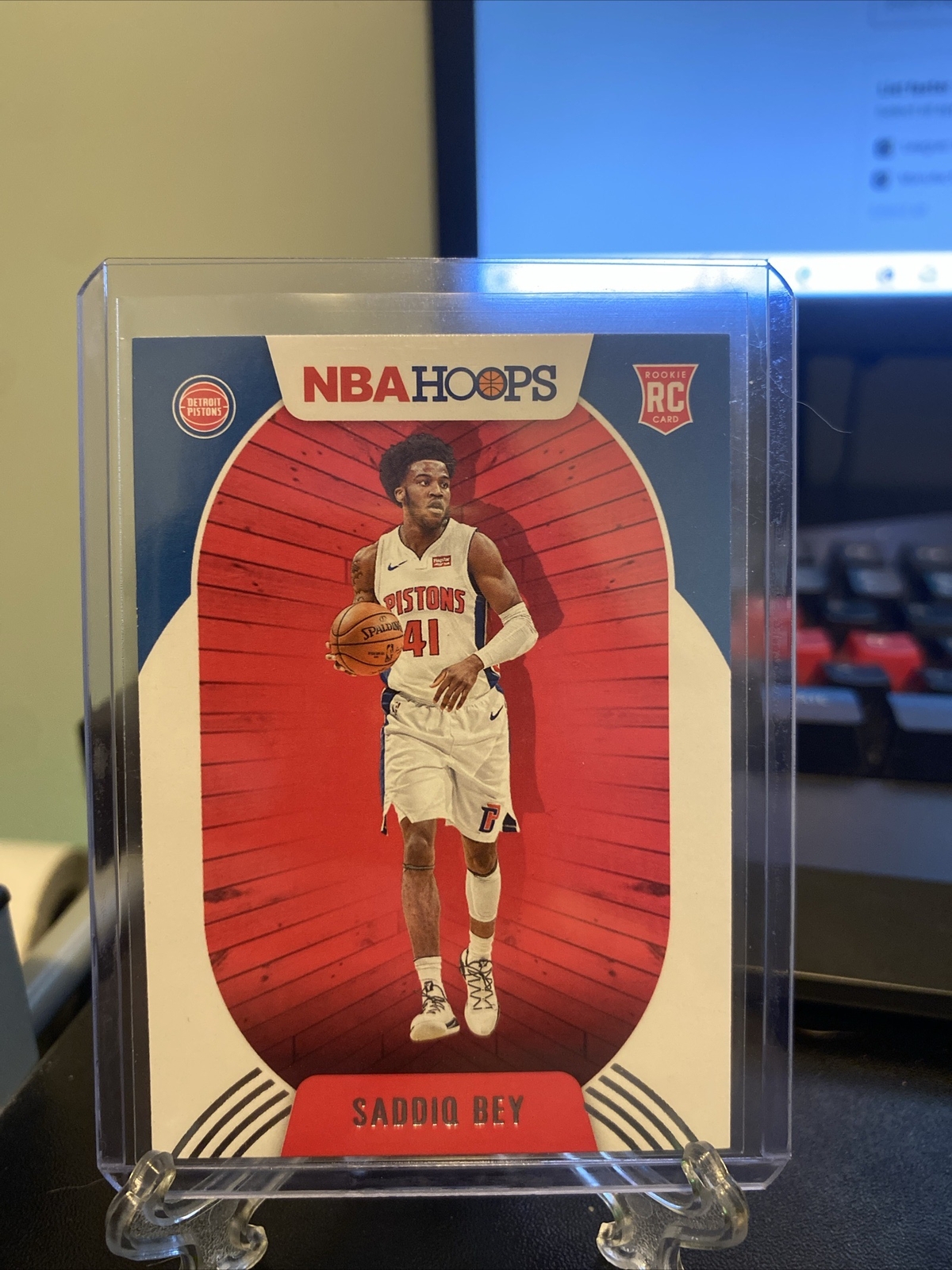 2020-21 Panini NBA Hoops Saddiq Bey #237 Rookie RC