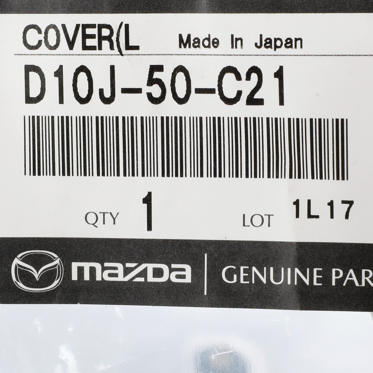 D10J50C21 Mazda Coverlholelamp D10J50C21 Genuine OEM Part for sale