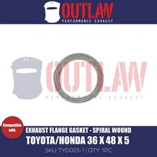 Compatible With Toyota Corolla / Honda Odyssey Exhaust Flange Ring Gasket 1PC
