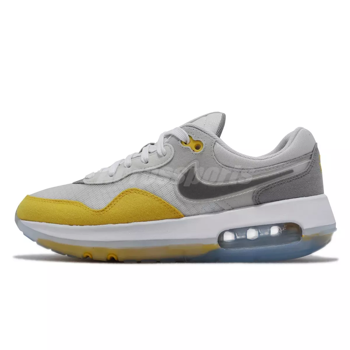 Nike Air Max Motif GS Grey Yellow White Kid Women Casual Shoe