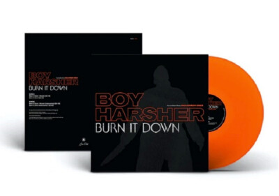 BOY HARSHER Burn It Down - LP (12'') / Pumpkin Orange Vinyl (2023)