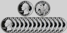 1987 S Washington Quarter Roll Clad Proof 40 US Coins