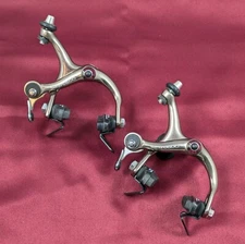Shimano 600 F&R Brake Caliper Set BR-6208 Side-Pull Bronze Shimano Pads NOS B45