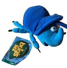 Vintage The Disney Store A Bug's Life Beetle Dim Bean Bag Beanie Plush