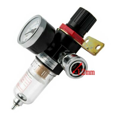 DRUCKMINDERER 1/4'' DRUCKLUFT FILTER WASSERABSCHEIDER WARTUNGSEINHEIT KOMPRESSOR
