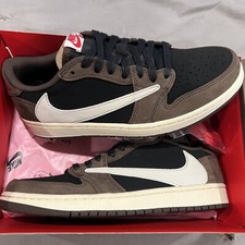 Nike Air Jordan 1 Low OG SP TRAVIS SCOTT size 8.5  Mocha  CQ4277-001