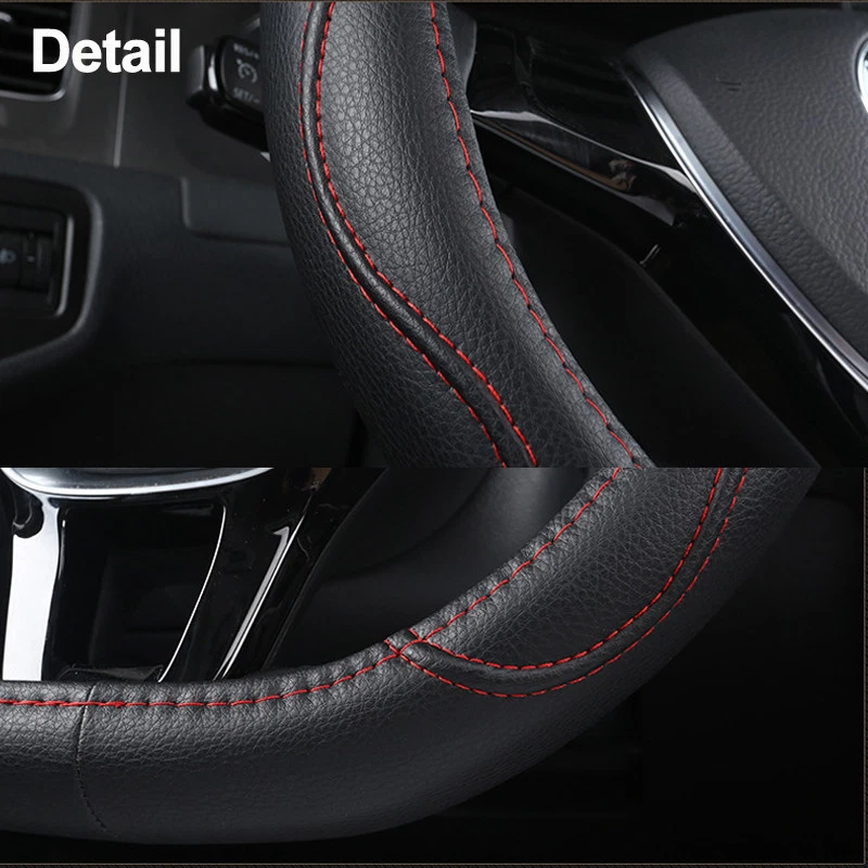 Cubierta del volante del coche tipo D para Nissan MAXIMA 2016-2019 para Leaf 2018 2019 Foto 2 de 4