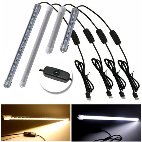 Striscia rigida LED alimentata USB DC5V SMD 5630 bianco caldo/bianco freddo barra luminosa tubo - Foto 1 di 9