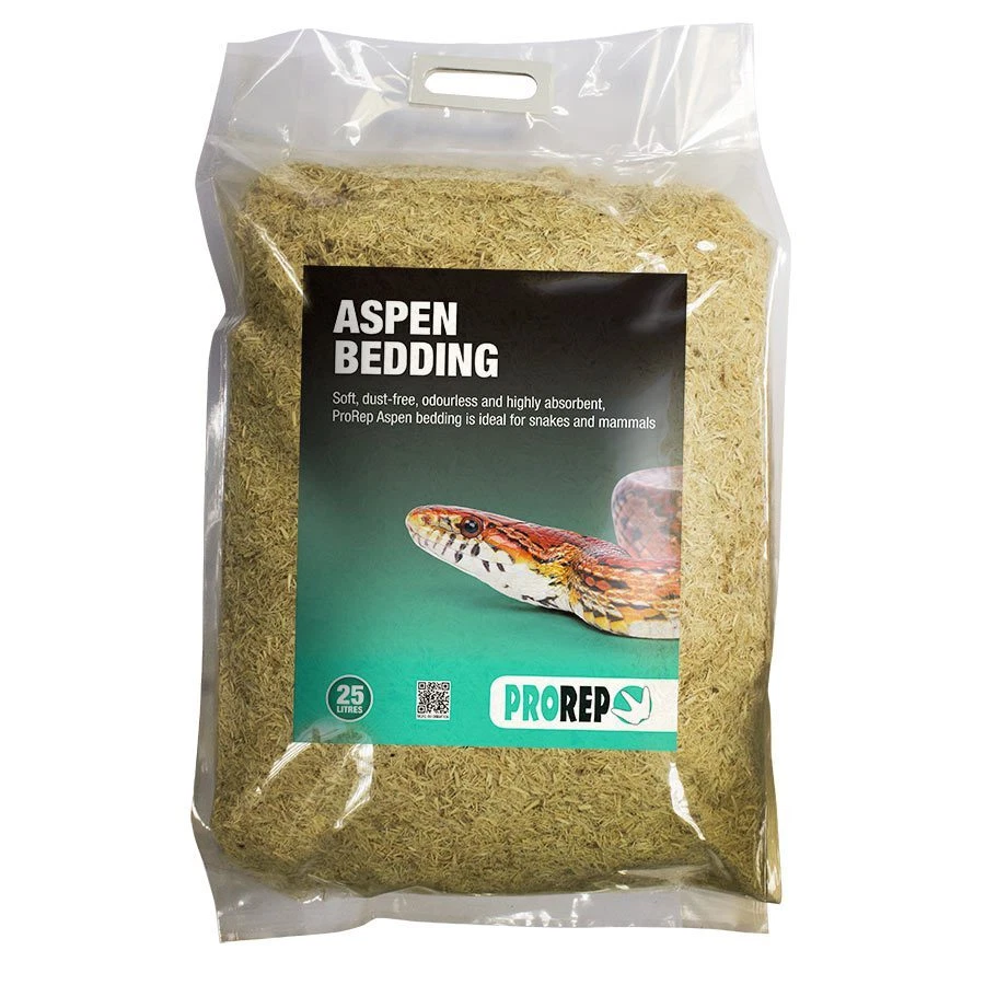 ProRep Aspen Snake Bedding - Soft, Dust Free Reptile Substrate 10L, 25L, 14.5kg