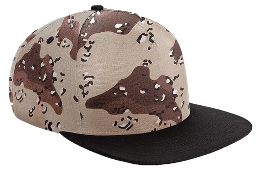 Cappello Beechfield Camo Snapback Piatto Giungla Deserto Mimetico Rap | eBay