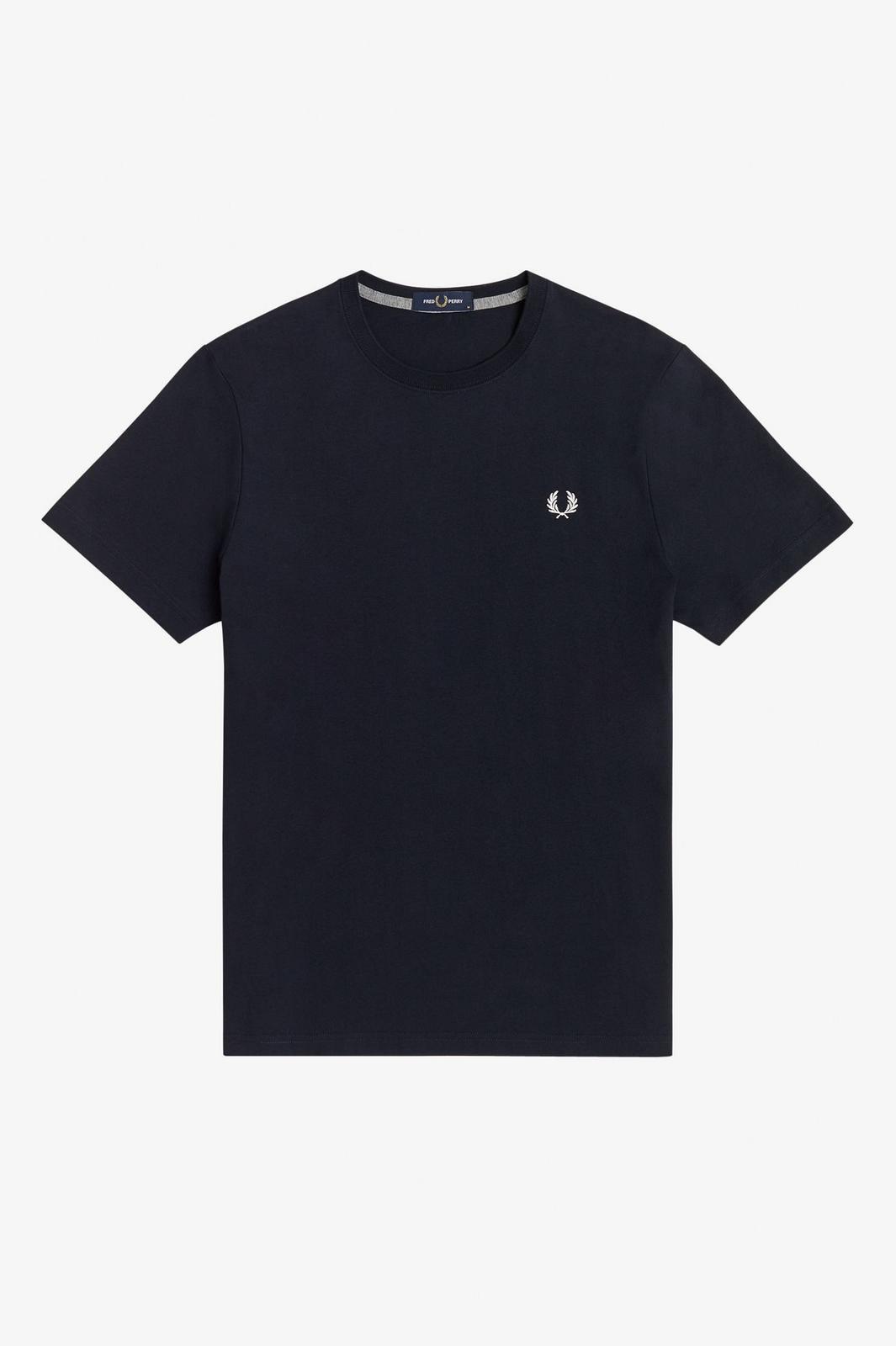 Fred Perry T-shirt Girocollo Blu - Taglia S Abbigliamento Uomo T-shirts
