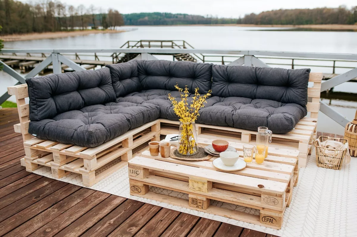 Garden Outdoor Pallet Cushions Euro