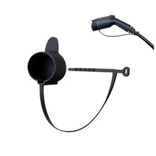 EV Charger Plug Port Cover for EV Charger -with Adjustable Zip J1772 Cover