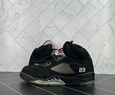 NEW Nike Air Jordan 5 Retro 2007 Black Metallic Size 10.5 136027-004