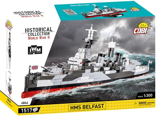 Cobi 4844 - Historical Collection - World War II - HMS Belfast - New