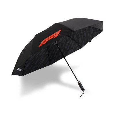 F1 Compact Regenschirm Unisex - Schwarz