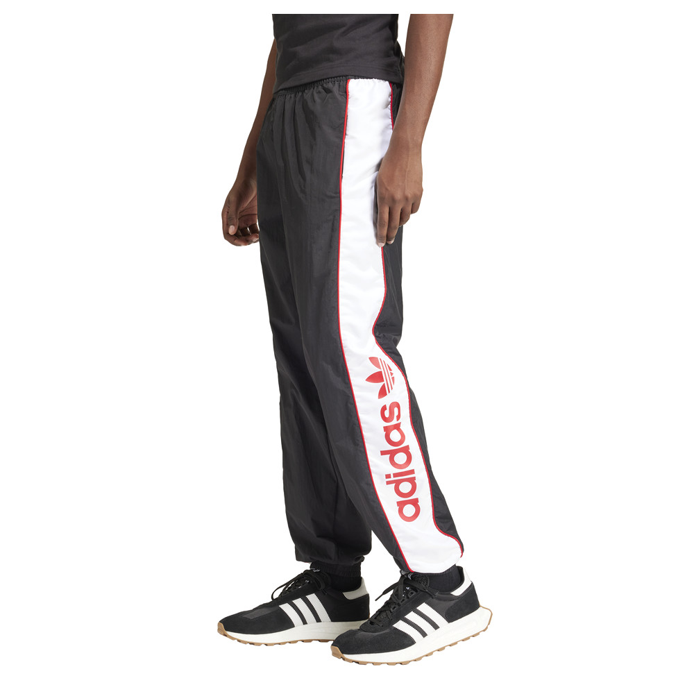 adidas Panel Tracksuit Pants Mens Black Casual Athletic Bottoms IS2146-A