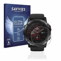 6X Schutzfolie FüR Garmin Fenix 5X Plus (51 Mm) Display Schutz Folie