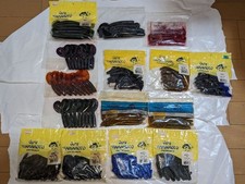 15-bag set of Gary Yamamoto creature baits, craw-type worms, and grub-type