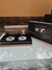 2021 American Eagle Reverse Proof Silver 2-Coin Set Designer Edition OGP COA
