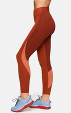 Outdoor Voices TechSweat 7/8 Zoom Leggings in Brick Currant Adobe Red Size M