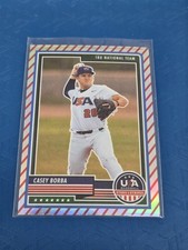 2023 Panini Stars & Stripes USA Baseball Stripes #3 Casey Borba BASEBALL Card 1I