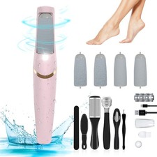 Electric Foot Callus Remover, File, 2 Count Pack of 1 , Pink