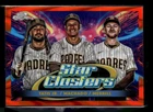 2025 TOPPS CHROME COSMIC ORANGE LAVA STAR CLUSTERS /25 TATIS MACHADO MERRILL
