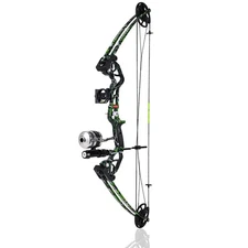Bowfishing Bow Kit with 3 Arrows 15-45 LBS Draw Length 18"-29.5", Fishing Ree...