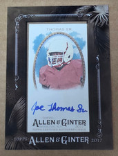 2017 Topps Allen & Ginter Joe Thomas Sr. Framed Mini Auto Autograph Gamecocks